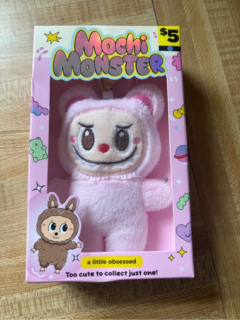 Mochi Monster Plush Toy - Pink